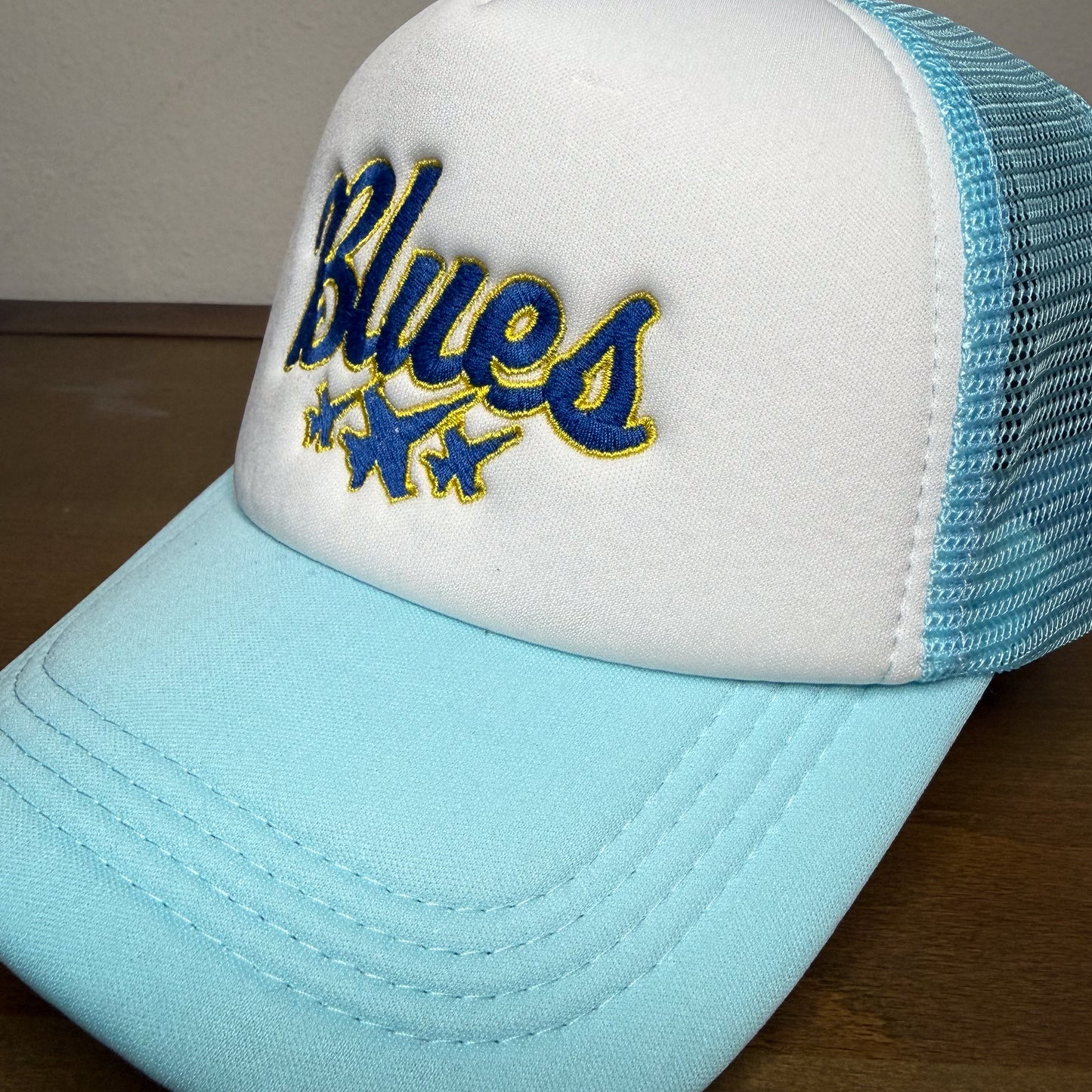 Blues - Embroidered Foam Trucker Party Hat