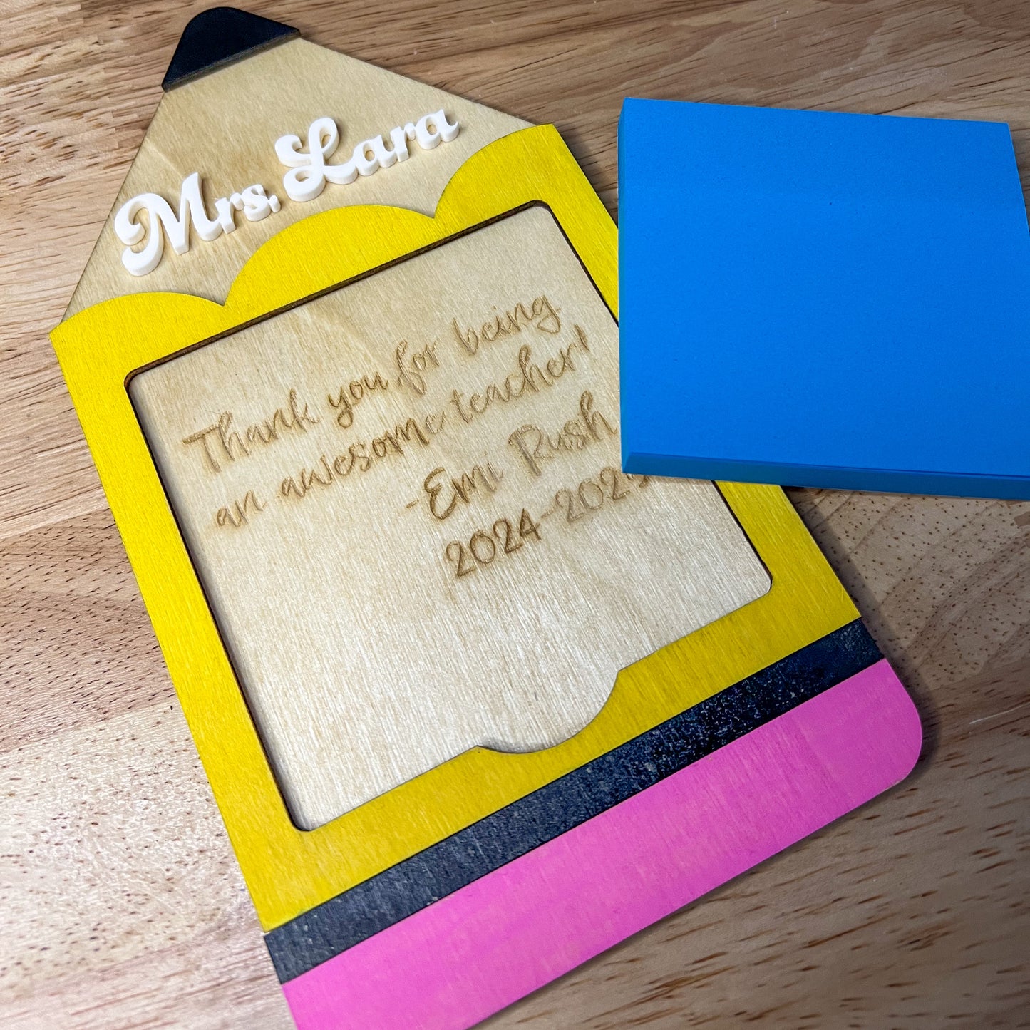 Personalized Teacher Post-it Pad