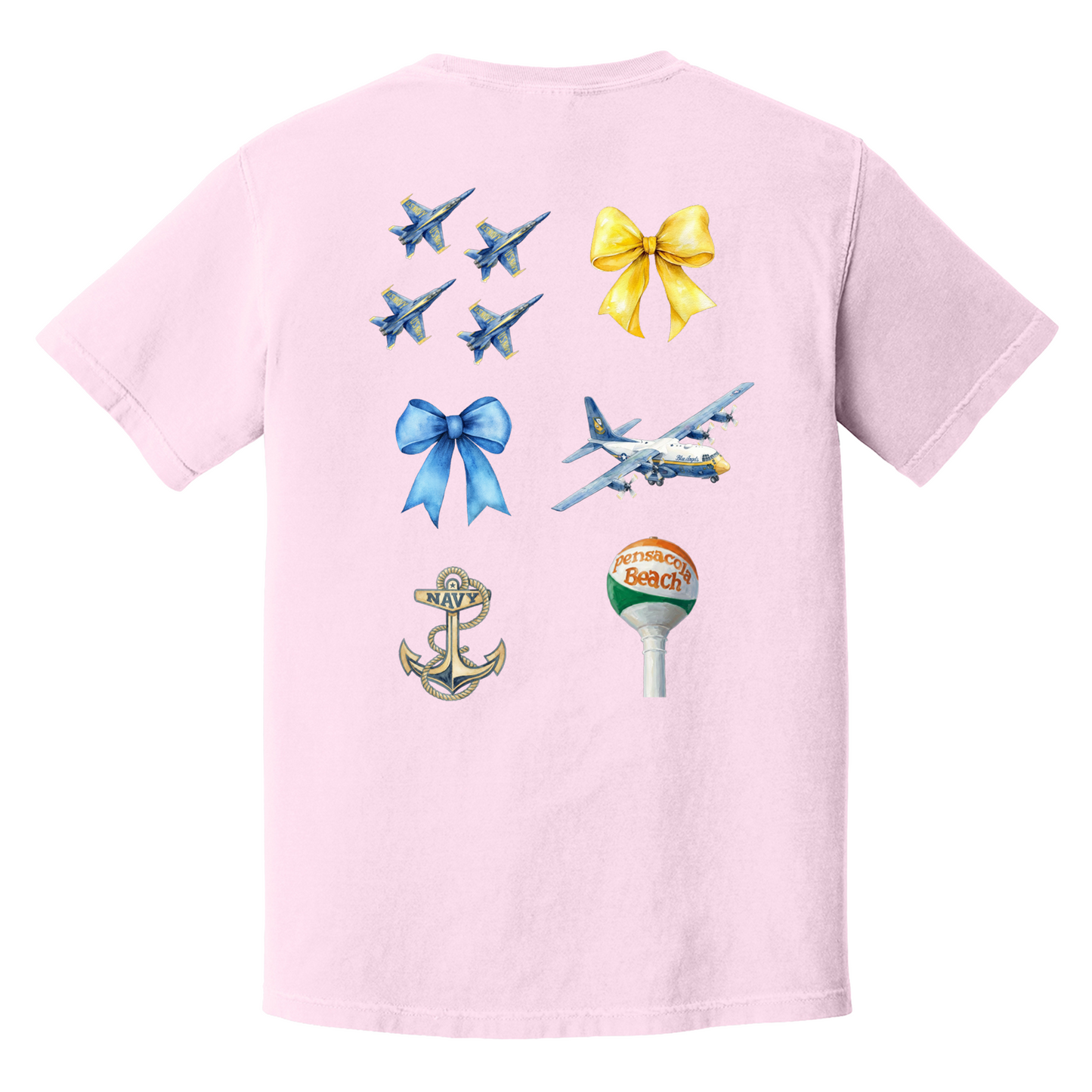 Blue Angels Pensacola Beach Comfort Colors T-Shirt