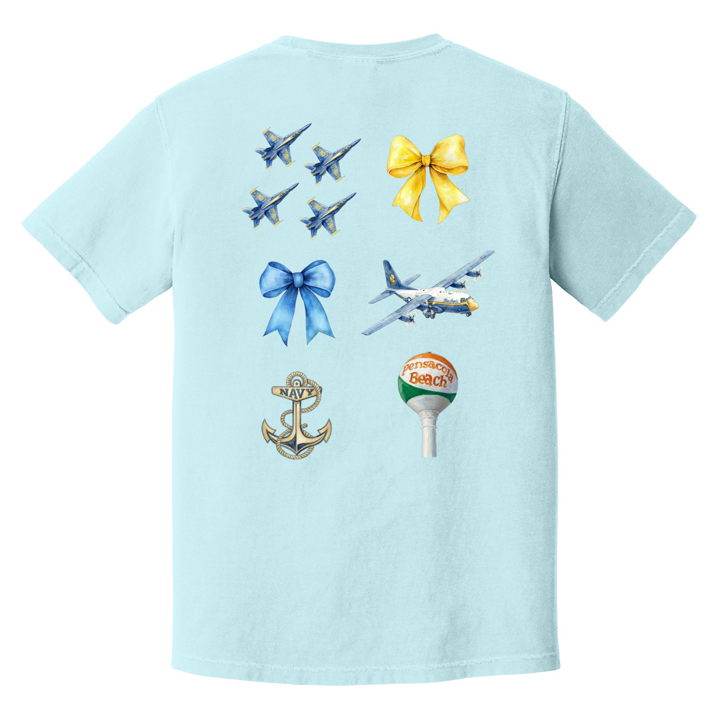 Blue Angels Pensacola Beach Comfort Colors T-Shirt