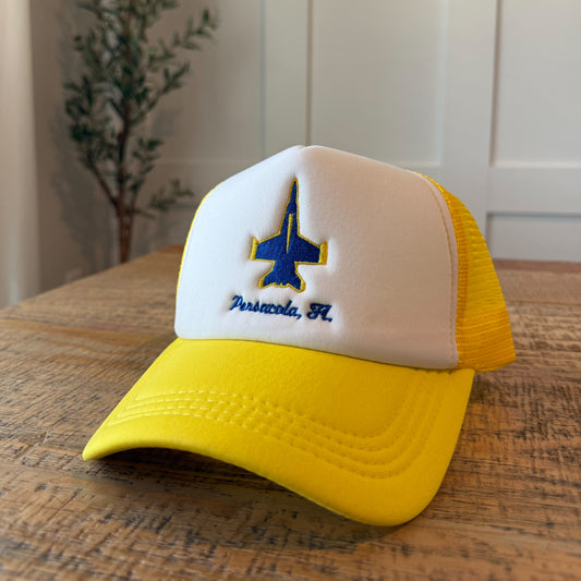 F-18 - Pensacola, Florida - Embroidered Foam Trucker