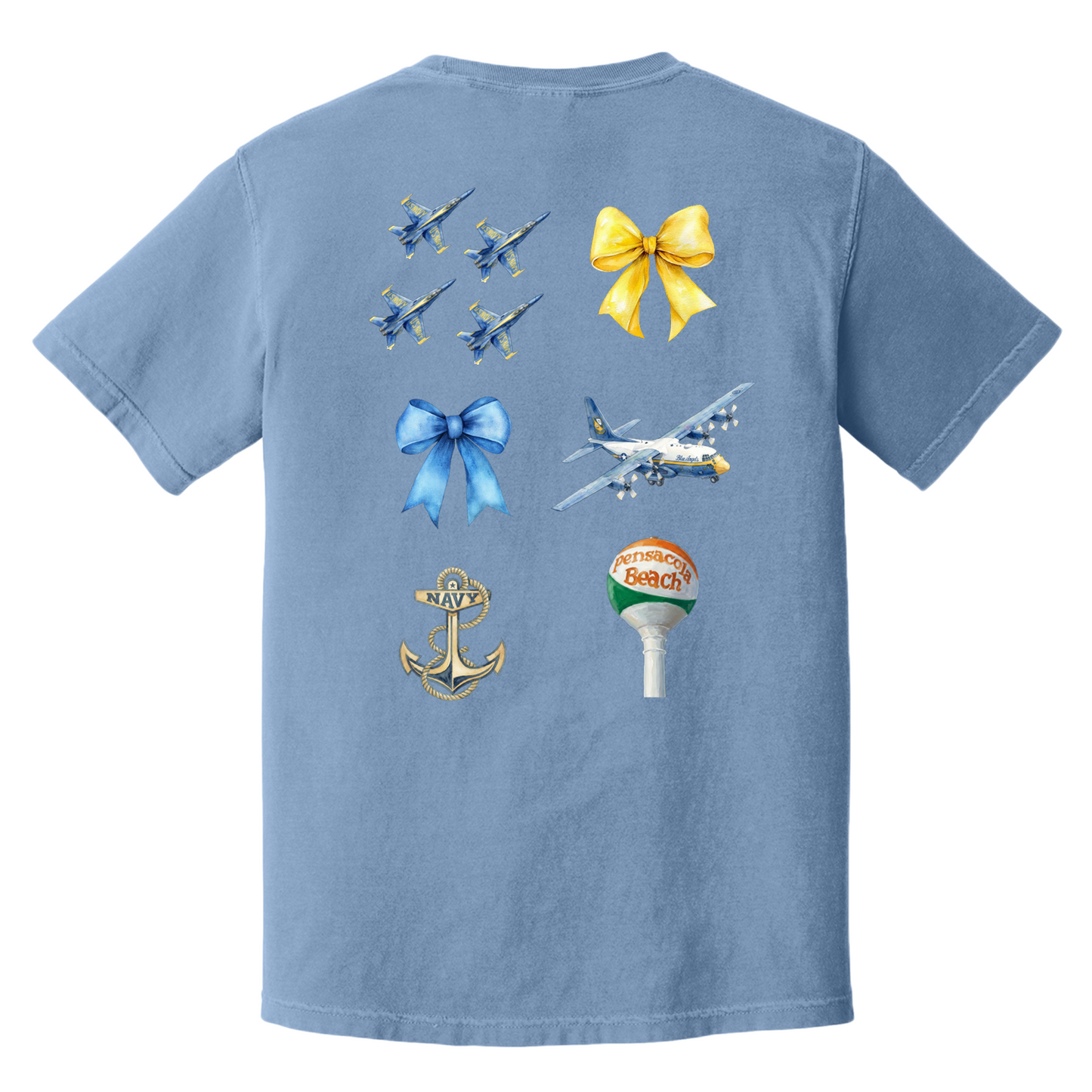Blue Angels Pensacola Beach Comfort Colors T-Shirt