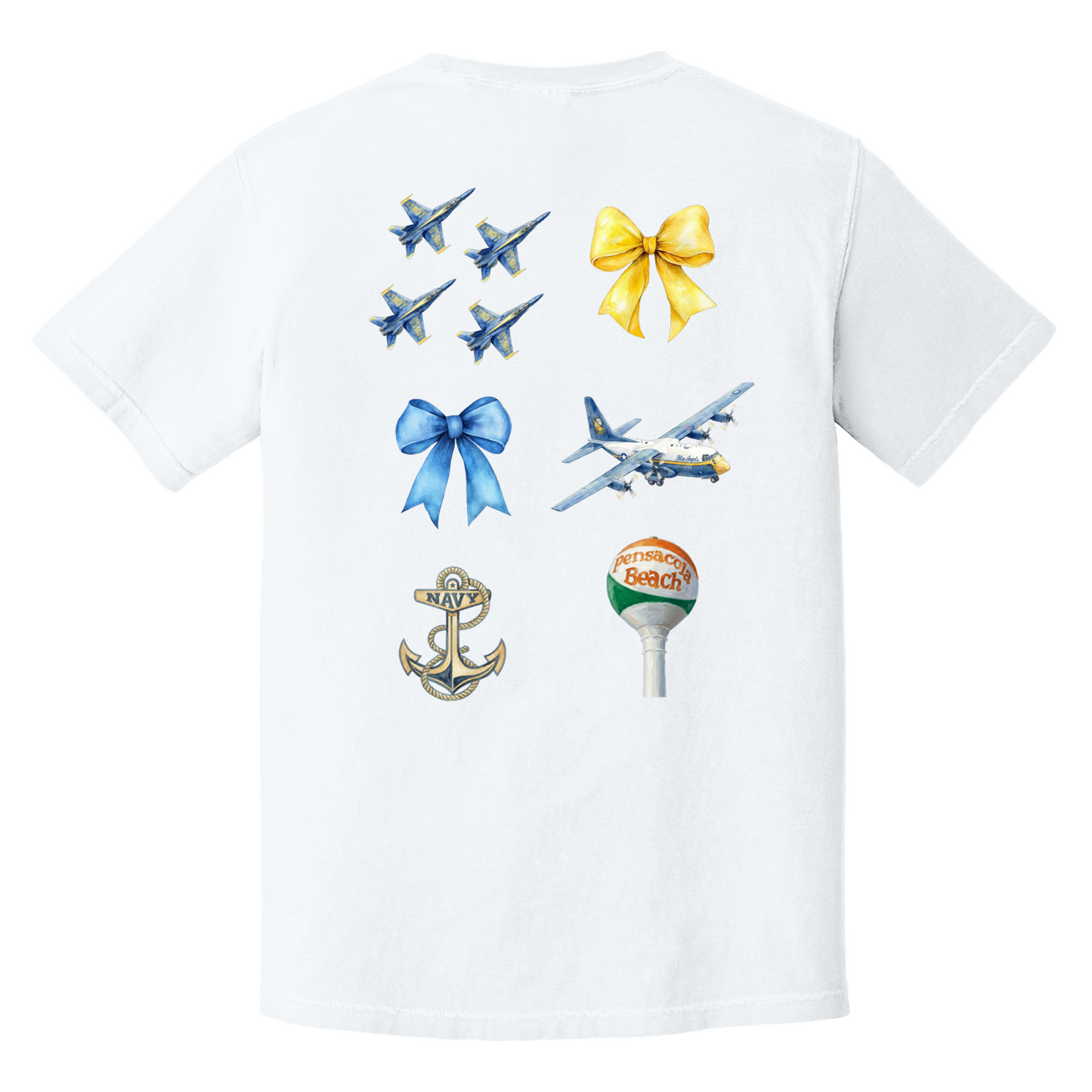 Blue Angels Pensacola Beach Comfort Colors T-Shirt